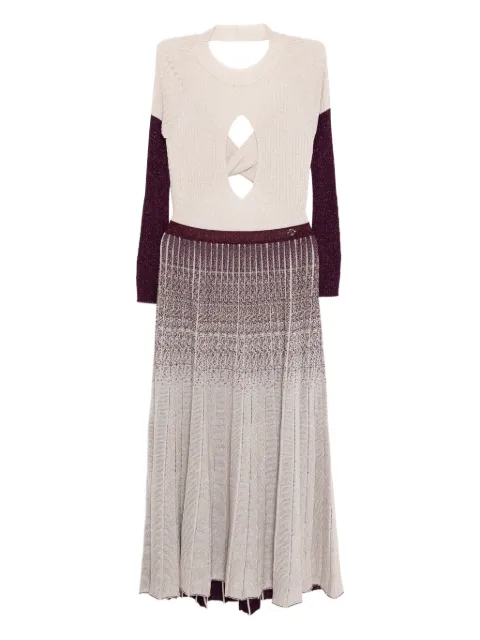 Saiid Kobeisy Degrade knitted dress Purple RTWFW2510