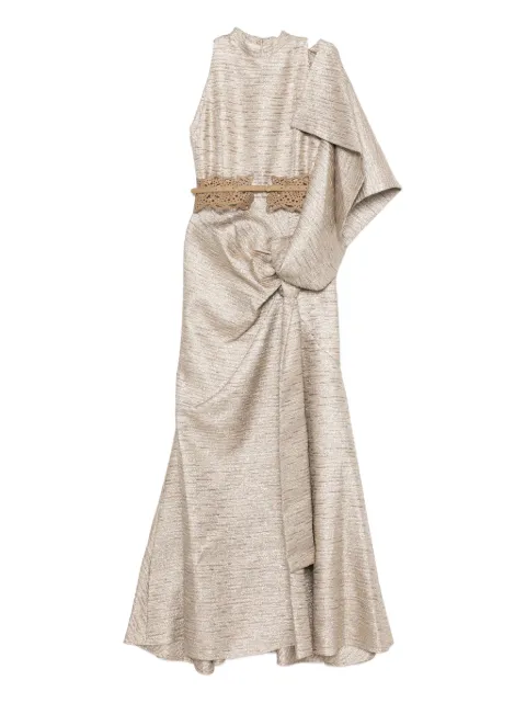 Saiid Kobeisy brocade dress Neutrals RTWFW2555