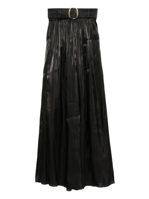 Saiid Kobeisy flowy wide-leg trousers Black RTWFW25PT24