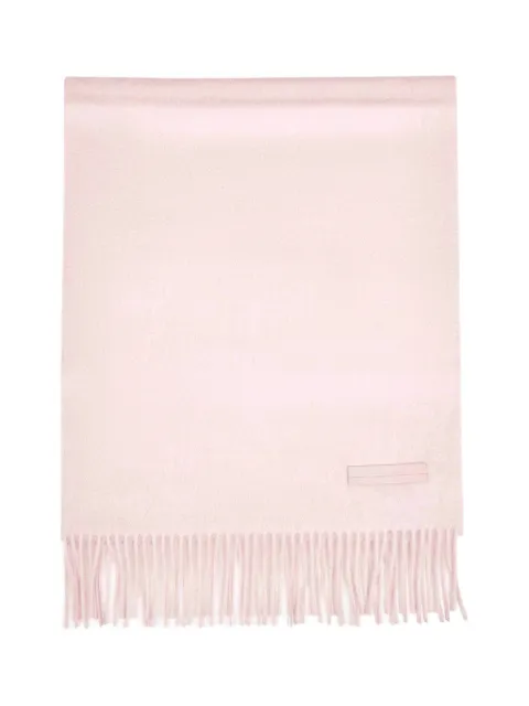 Zegna fringed wool scarf Pink Z2L41SA226NPI1