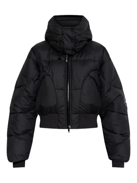 adidas by Stella McCartney hooded quilted jacket Black JW2027