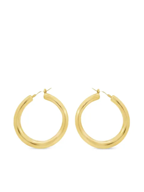 Lisa Nik 18K yellow gold round hoop earrings Gold HPRDY850