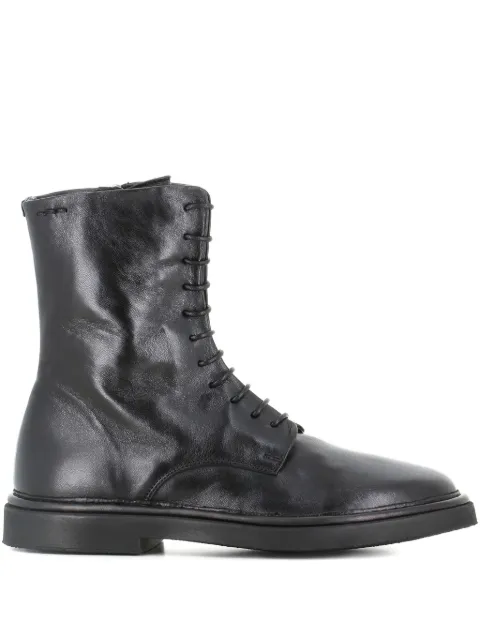 Alexander Hotto lace-up zip boots 36
