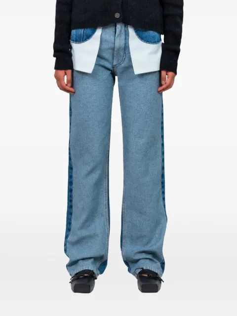 MM6 Maison Margiela panel straight jeans Blue S52LA0256M30018969