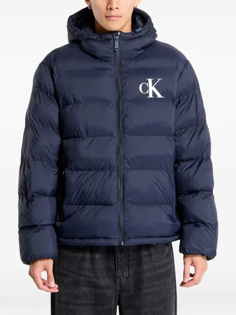 Calvin Klein monogram puffer jacket Blue LV04RD528GCEF