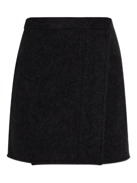 LEMAIRE wrap mini skirt Black SK1061LF504