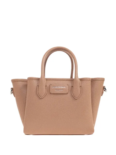 Emporio Armani logo-print tote bag Brown EW002328AF17799