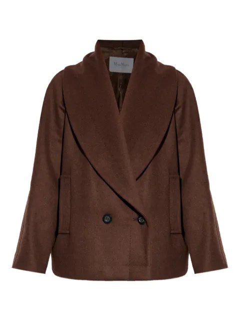 Max Mara Quatto double-breasted jacket Brown 2521086052600