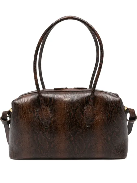 Yuzefi Brioche leather shoulder bag Brown YUZPF25HBBDL062