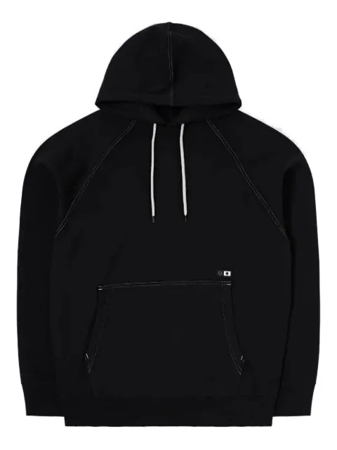 Edwin hooded contrasted couture sweatshirt Black I0325668967FW23
