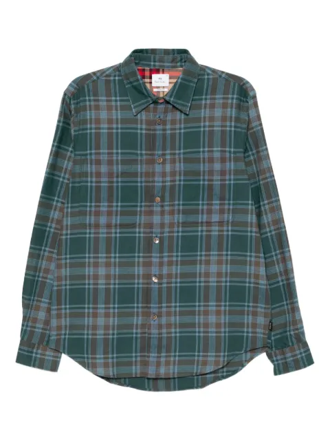 PS Paul Smith checked cotton shirt Green M2R450YT22491