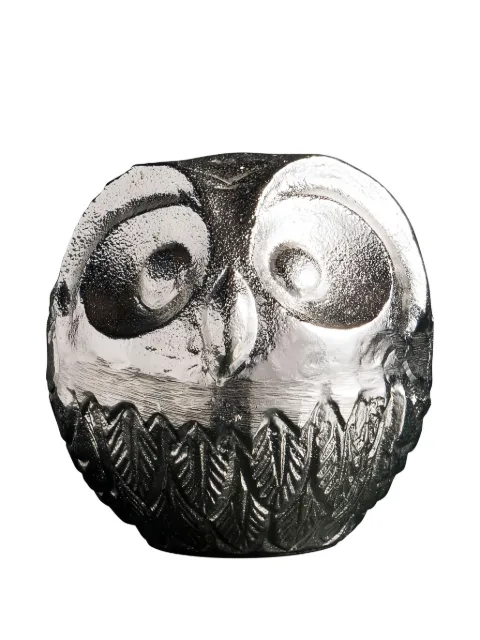 CU I SEEYOU owl-design silver home decor Silver CU26283