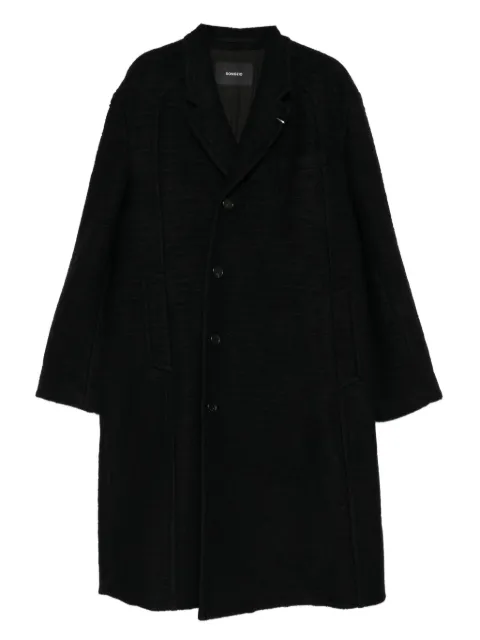 SONGZIO single-breasted coat Black MH6CT7138
