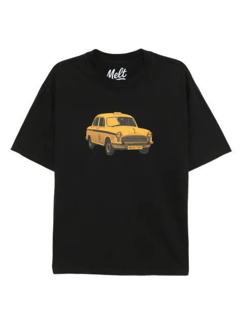 Melt graphic-print T-shirt Black MS5023