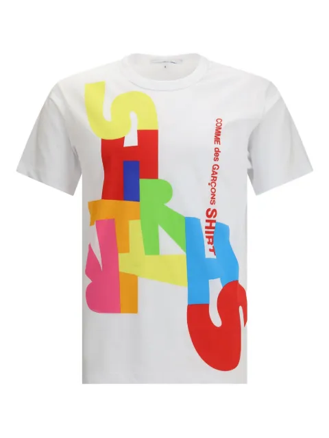 Comme Des Garçons Shirt graphic-letters T-shirt White FPT004W252