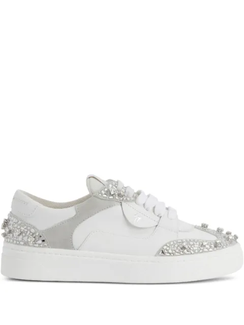 Giuseppe Zanotti GZ94 bead-rhinestone sneakers White RW50028002