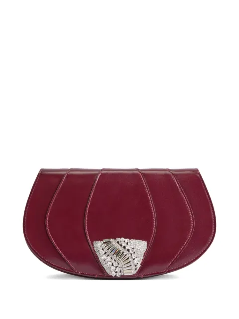 Giuseppe Zanotti Orbits leather clutch bag Red IB50005004