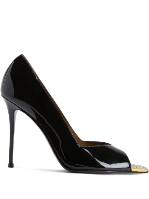 Giuseppe Zanotti 105mm Intriigo rhinestone sandals Black I560014001