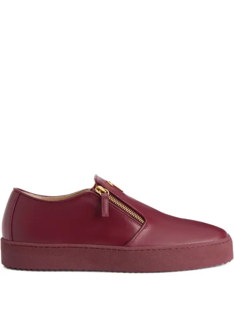 Giuseppe Zanotti Gz-kobe signature-detail zipped slip-ons Red RU50007002