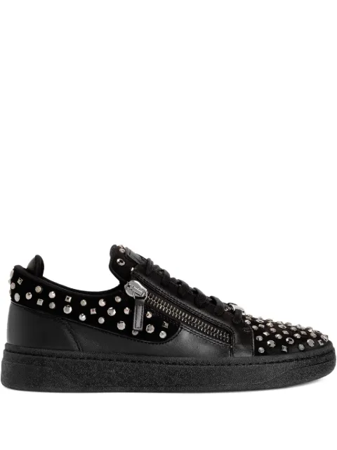 Giuseppe Zanotti GZ94 stud-adorned zip-up sneakers Black RU50020001