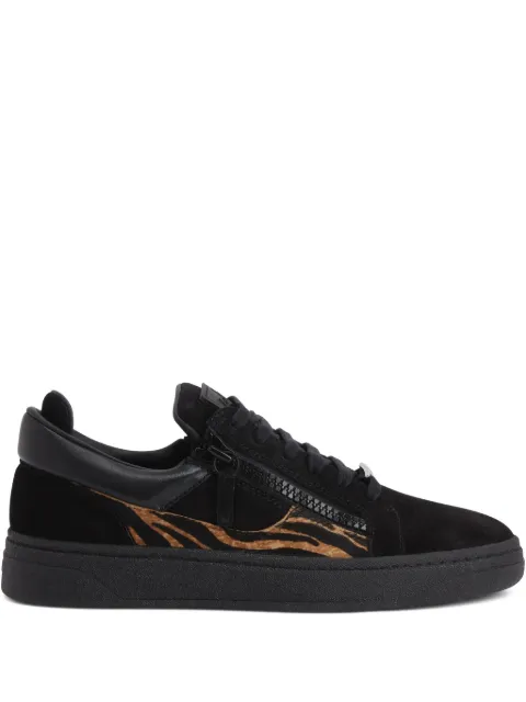 Giuseppe Zanotti GZ94 zebra-print lace-up sneakers Black RU50024001