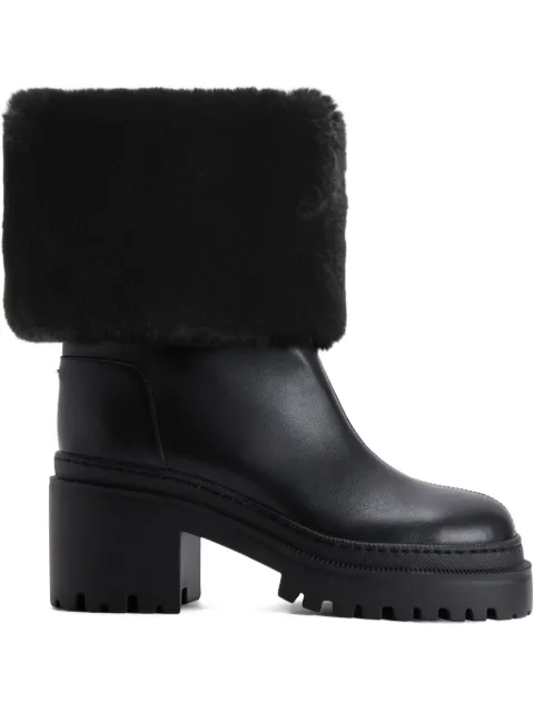 Giuseppe Zanotti MAIRI fur-cuff boots Black I570011001