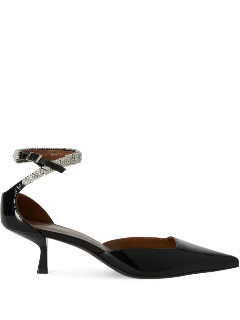Giuseppe Zanotti 50mm ELENIE crystal-embellished pumps Black I560013001