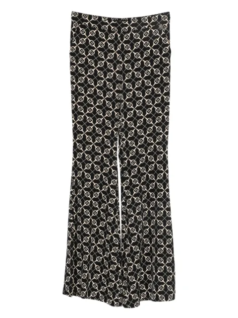 Babylone Paris patterned trousers Black S00512NERO