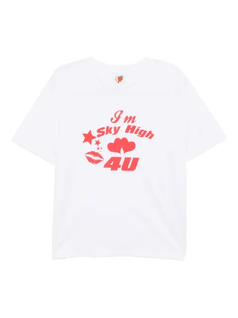 Sky High Farm organic-cotton t-shirt White SHF06T003