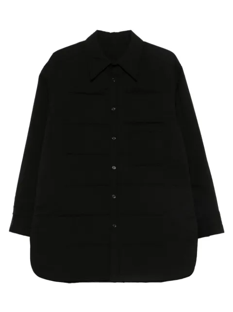 Yohji Yamamoto cotton shirt Black HLB2421501