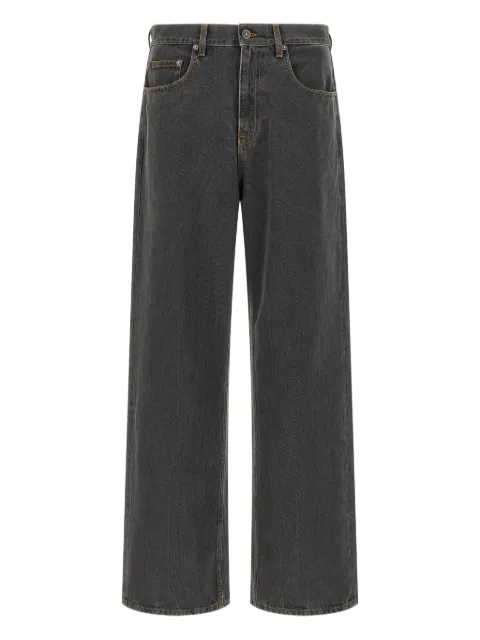 Golden Goose dark gray jeans in twist crease-wash denim Grey GMP02083P002088