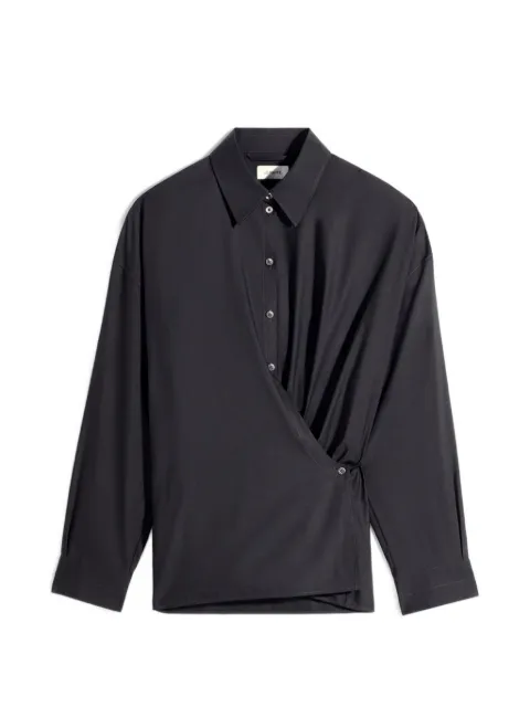 LEMAIRE cotton blend shirt Black SH1141LF1500