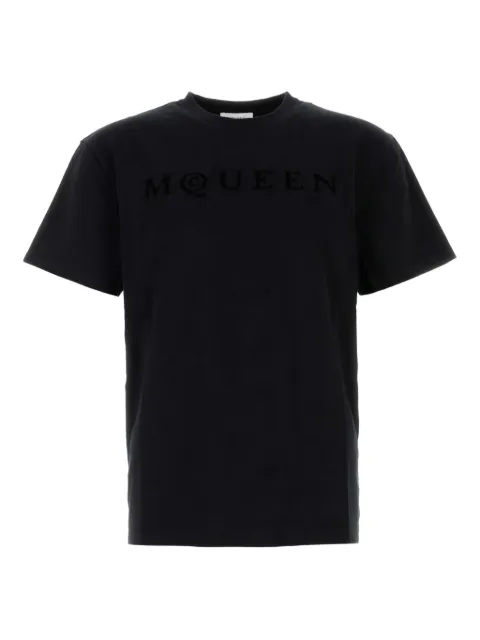Alexander McQueen cotton T-shirt Black 847750QTAD5
