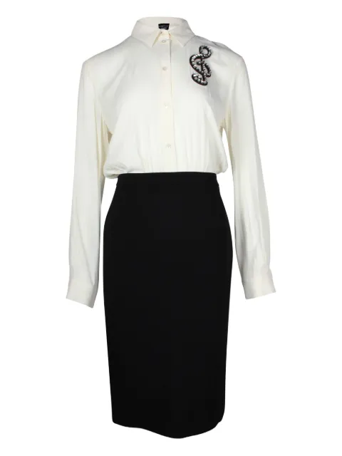 Moschino Pre-Owned Music midi dress Black NAPPUGBCL259889W