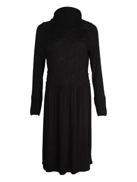 Max Mara floral embroidered midi dress Black TONPUHKCL356120W