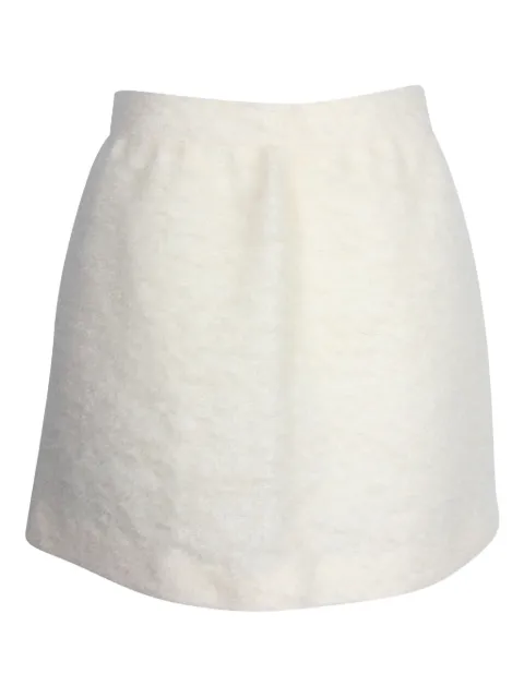 Red Valentino Vintage bouclé mini skirt White NAPPUHKCL355831W