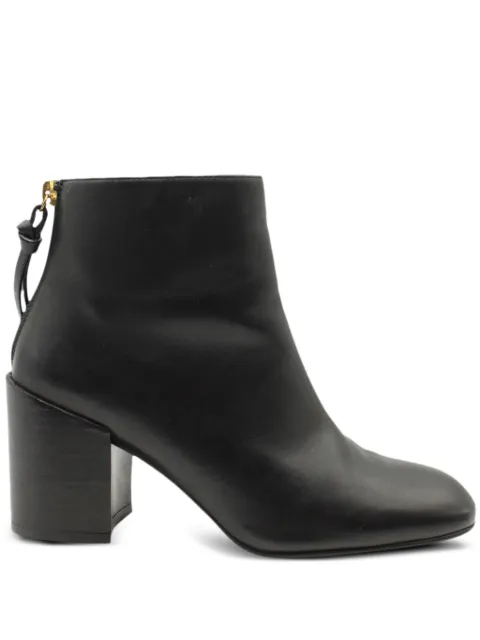 Stuart Weitzman leather heeled boots Black NAPPUGBSH276729W