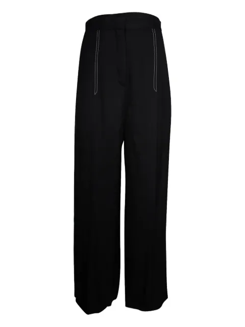 SANDRO side-stripe trousers Black NAPPUGBCL289690W