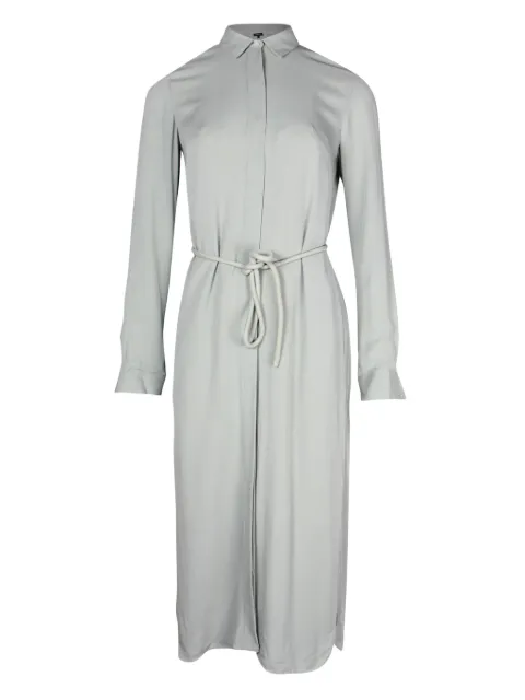 Theory belted midi shirt dress Grey NAPPUGBCL267181W