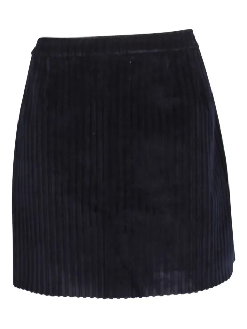 Red Valentino Vintage corduroy mini skirt Blue NAPPUGBCL346458W