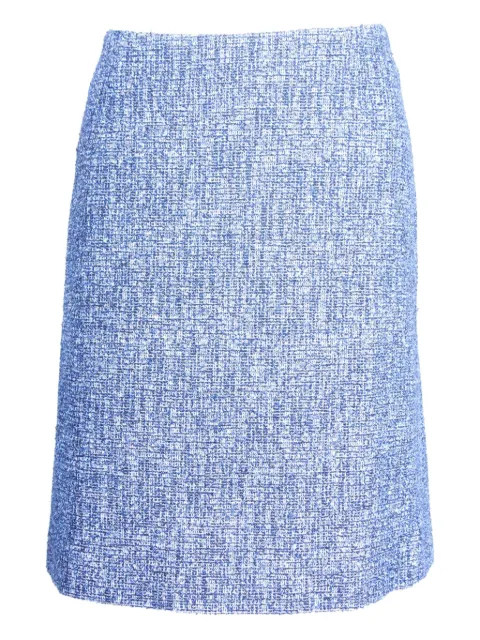 BOSS boucle mini skirt Blue TONPUHKCL361859W