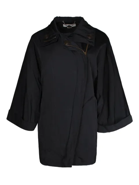 Stella McCartney Pre-Owned wide-sleeve coat Black NAPPUGBCL303538W