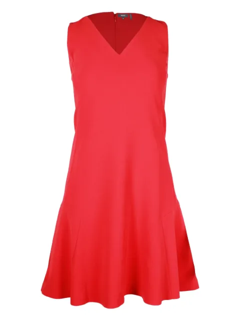 Theory V-neck sleeveless mini dress Red NAPPUGBCL265023W
