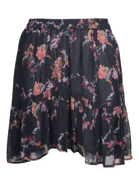 IRO floral-print tiered skirt Blue TONPUGBCL209930W