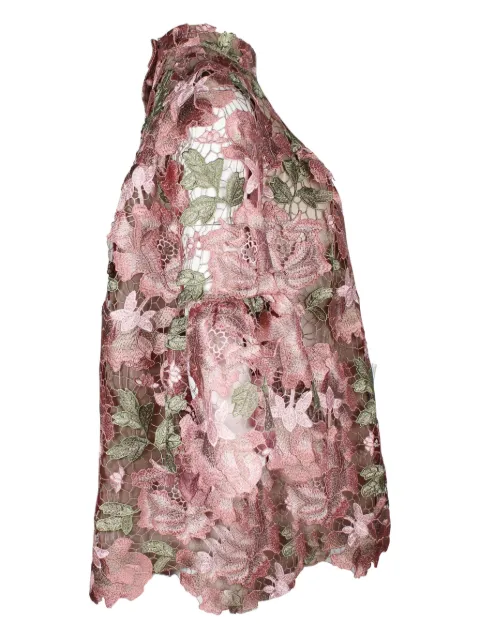 Anna Sui Vintage floral-lace blouse Pink NAPPUGBCL229517W