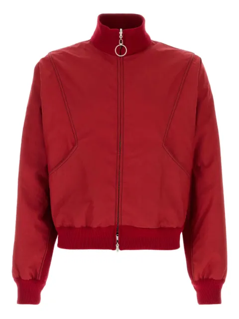 1989 STUDIO logo-patch bomber jacket Red F04MBG012FAB001