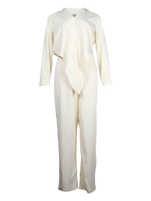 Nanushka tie-front jumpsuit White NAPPUHKCL362427W