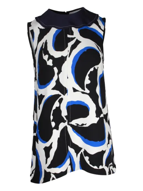 Marni Pre-Owned graphic-print sleeveless top Black TONPUHKCL358060W