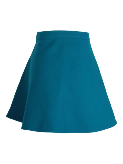 Miu Miu Pre-Owned A-line mini skirt Blue NAPPUHKCL356313W