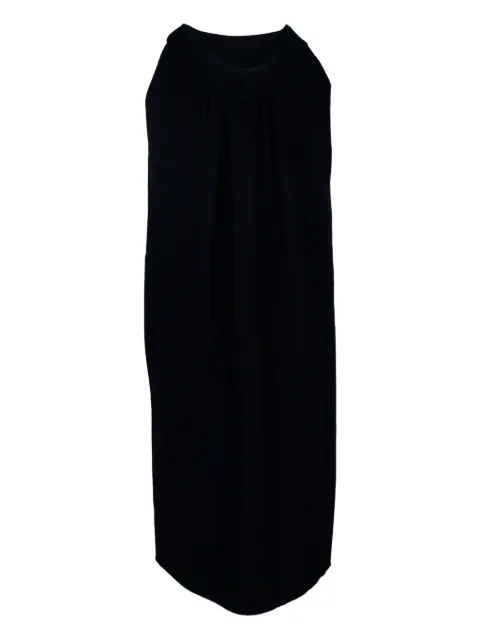 Oscar de la Renta Pre-Owned wool sleeveless dress Black NAPPUHKCL361258W